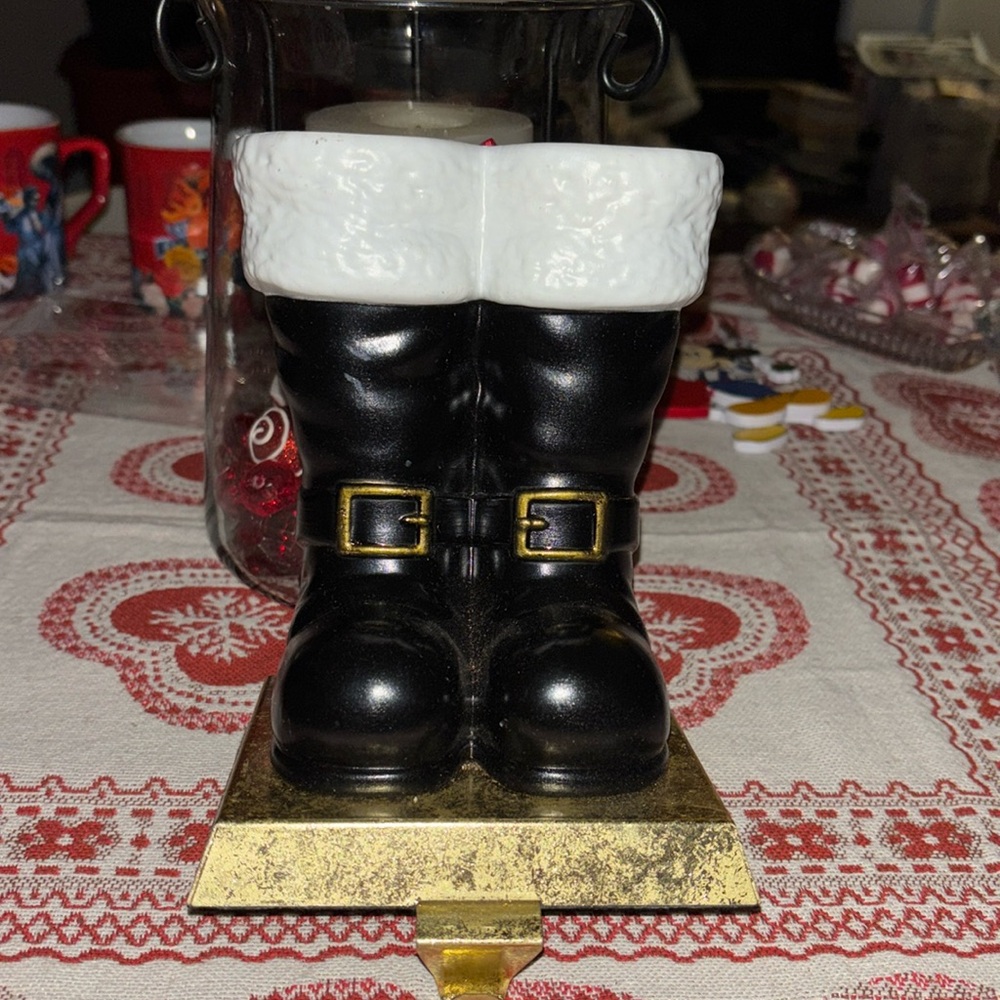 Stocking holder - Santa Boots